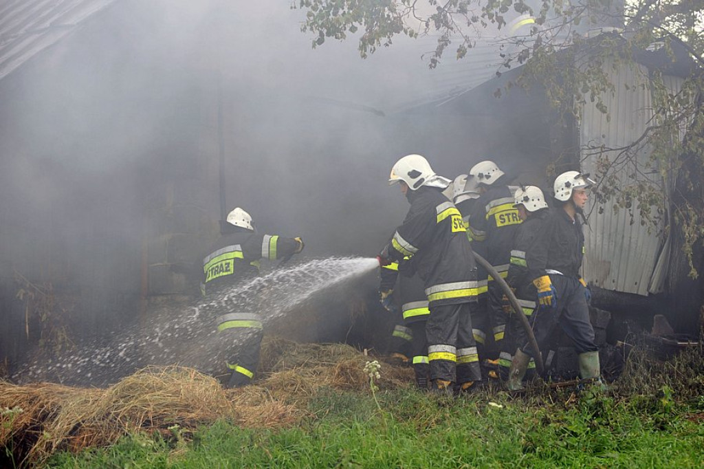 Pożar w Zębie