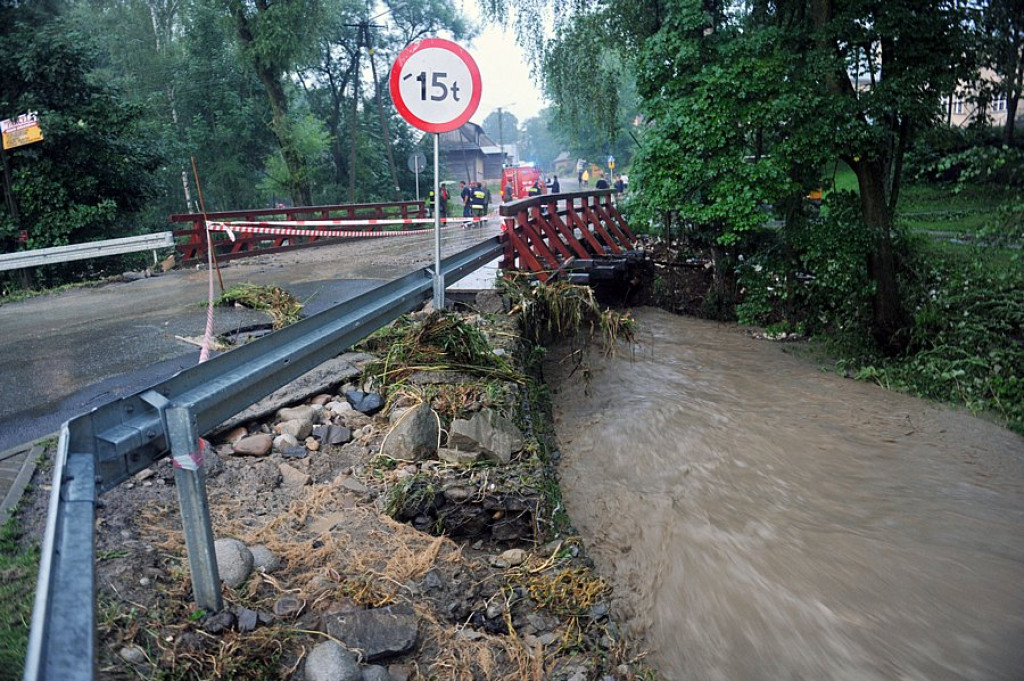 Zalany Nowy Targ i Czarna Góra. Wielka nawałnica nad Podhalem