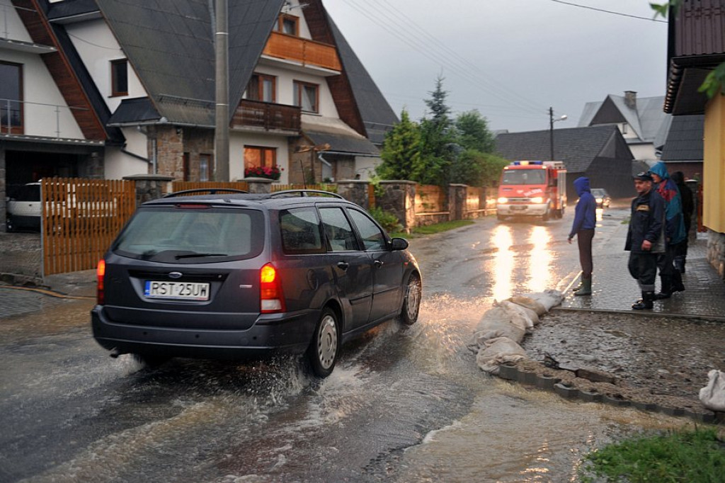 Zalany Nowy Targ i Czarna Góra. Wielka nawałnica nad Podhalem