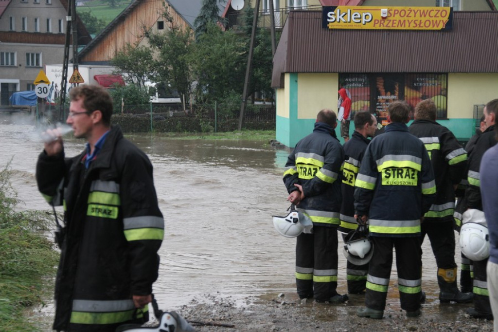 Zalany Nowy Targ i Czarna Góra. Wielka nawałnica nad Podhalem