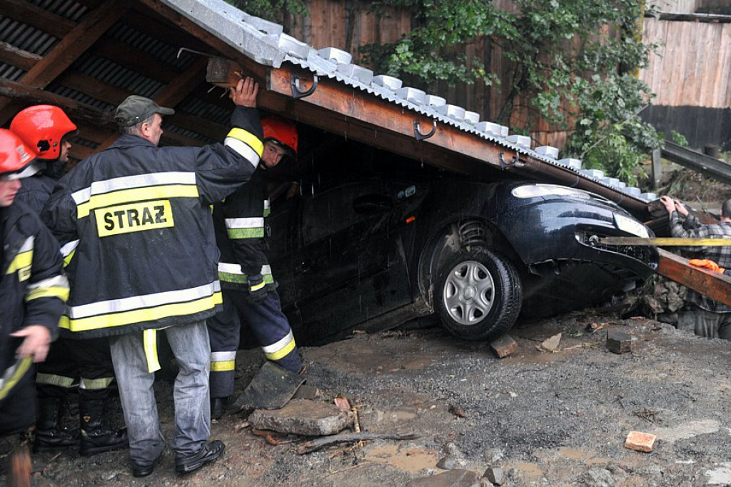 Zalany Nowy Targ i Czarna Góra. Wielka nawałnica nad Podhalem