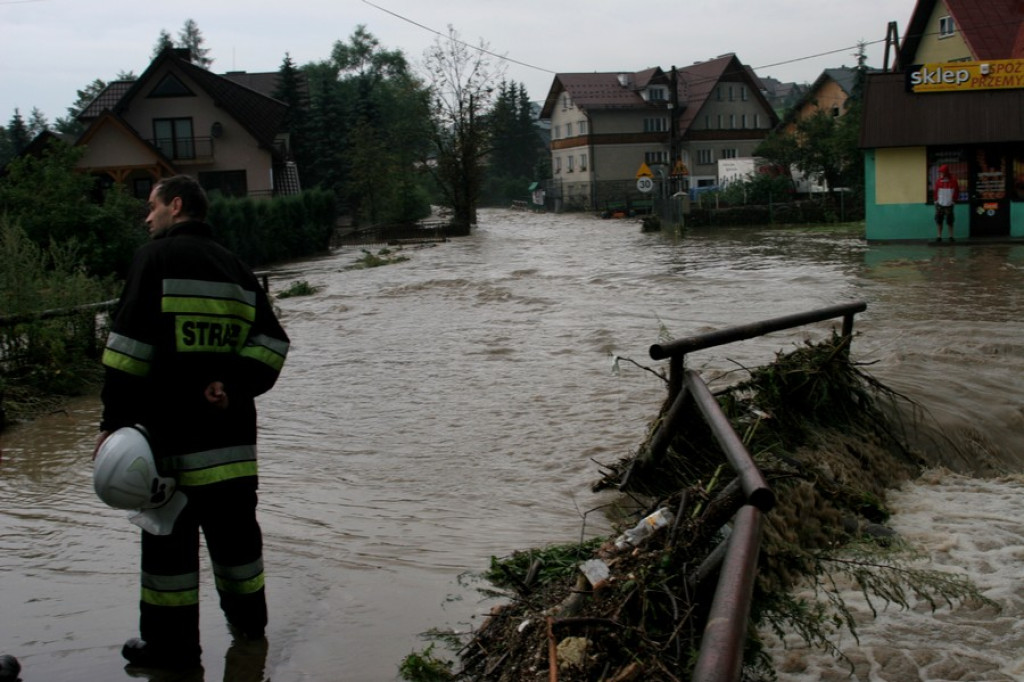 Zalany Nowy Targ i Czarna Góra. Wielka nawałnica nad Podhalem
