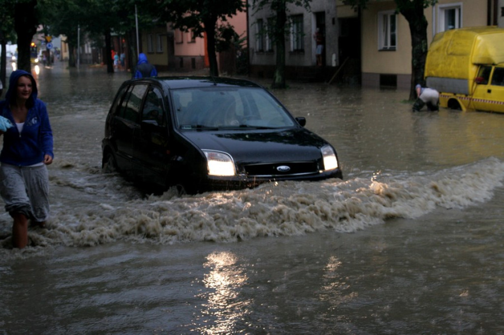 Zalany Nowy Targ i Czarna Góra. Wielka nawałnica nad Podhalem
