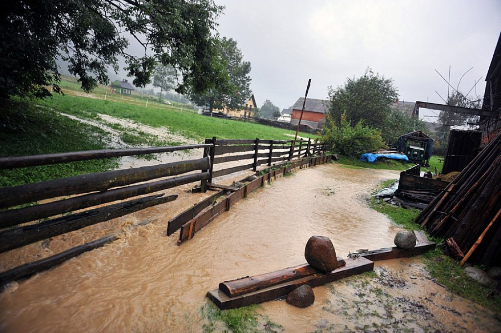 Zalany Nowy Targ i Czarna Góra. Wielka nawałnica nad Podhalem
