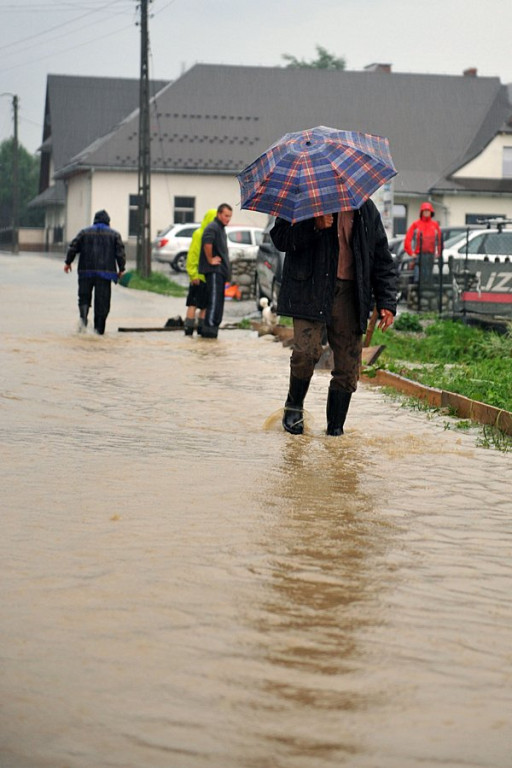 Zalany Nowy Targ i Czarna Góra. Wielka nawałnica nad Podhalem
