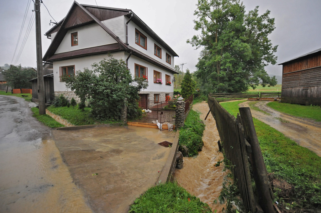 Zalany Nowy Targ i Czarna Góra. Wielka nawałnica nad Podhalem