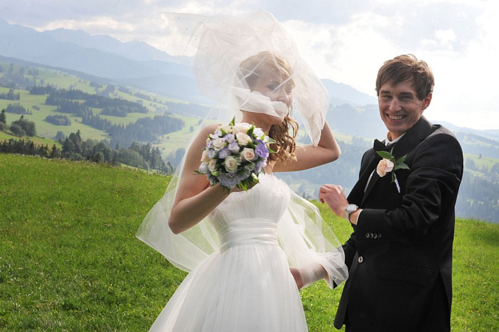 Ewa Bilan i Kamil Stoch na ślubnym kobiercu