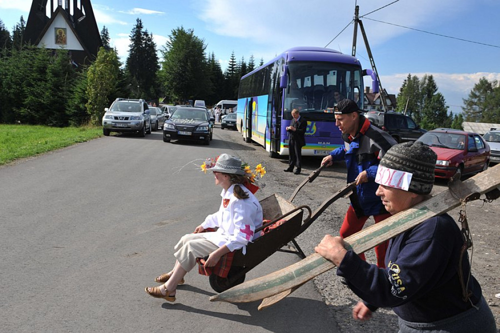 Ewa Bilan i Kamil Stoch na ślubnym kobiercu