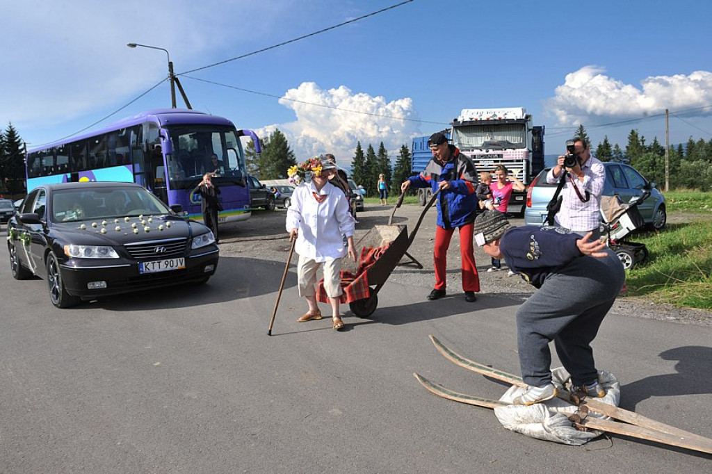 Ewa Bilan i Kamil Stoch na ślubnym kobiercu
