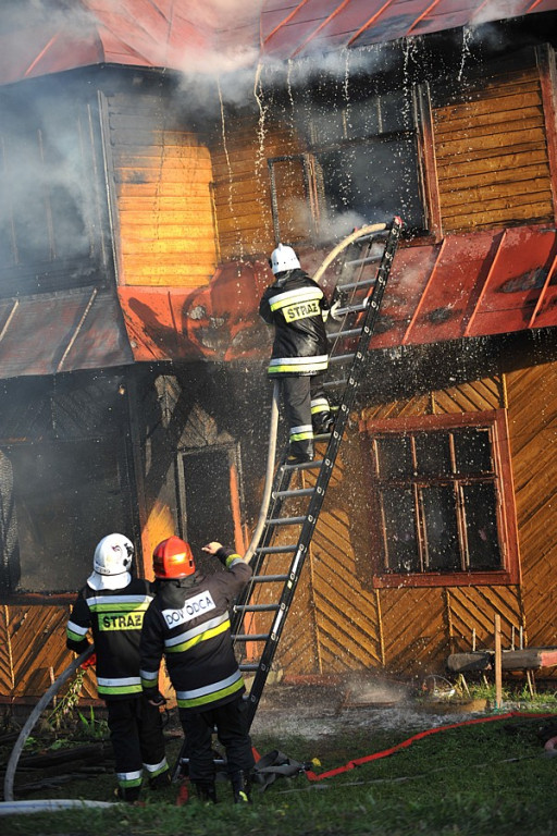 Pożar w Gliczarowie Górnym