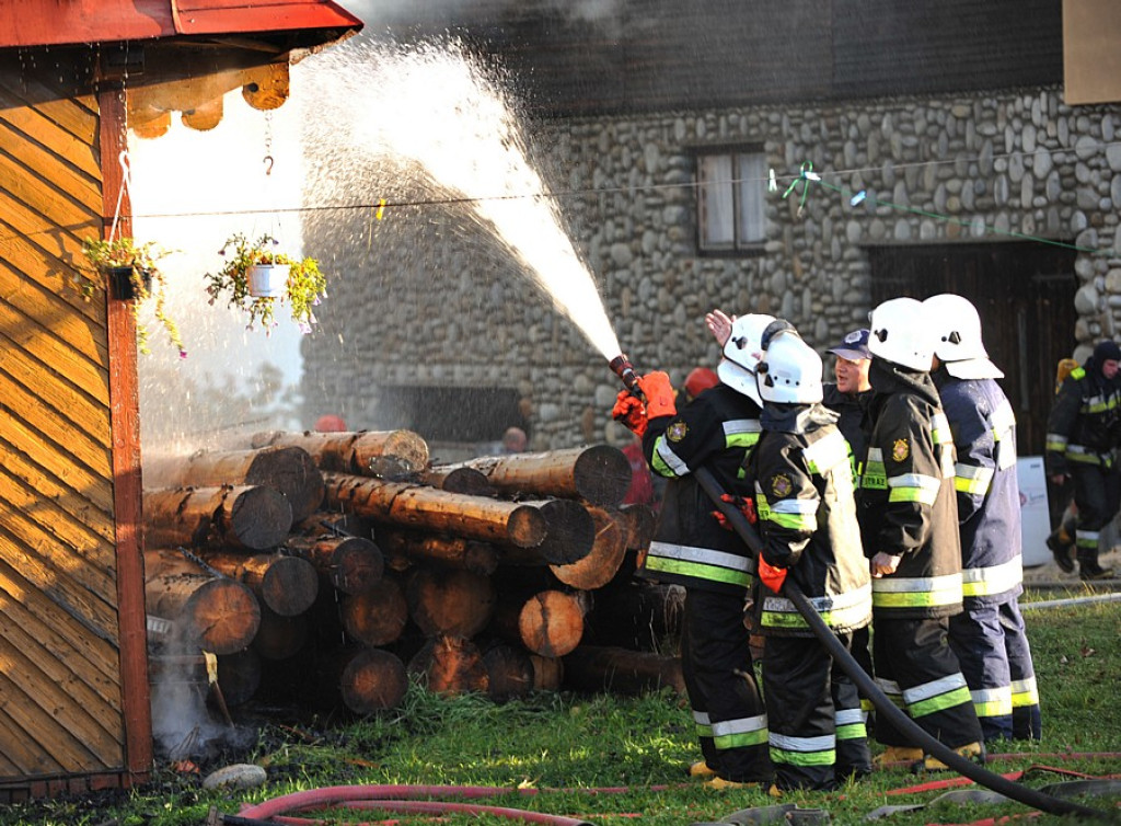 Pożar w Gliczarowie Górnym