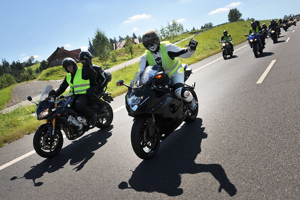 Motocyklowy piknik w Rabce