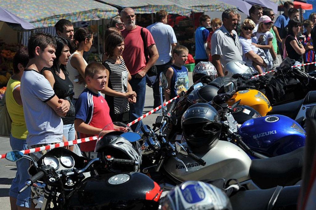 Motocyklowy piknik w Rabce