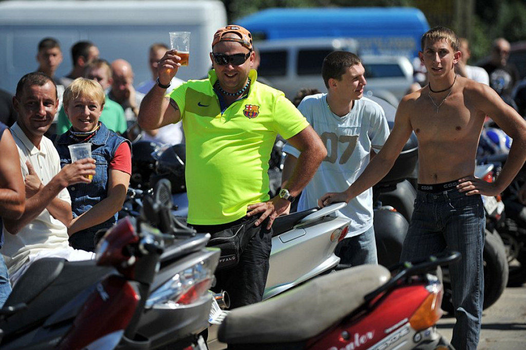 Motocyklowy piknik w Rabce