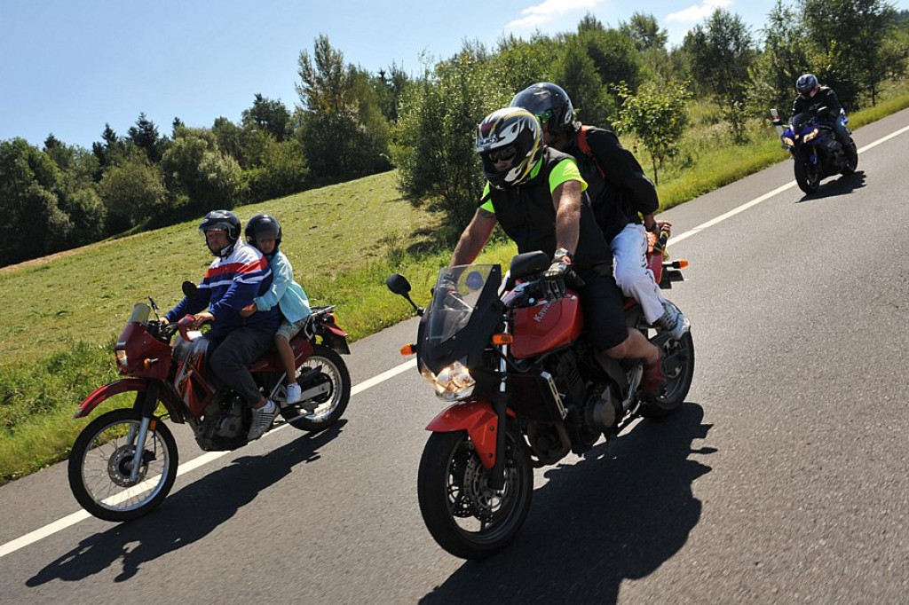 Motocyklowy piknik w Rabce