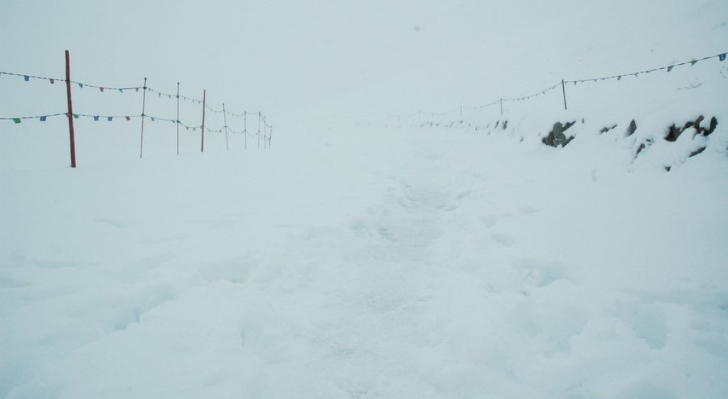 Na Kasprowym śnieg