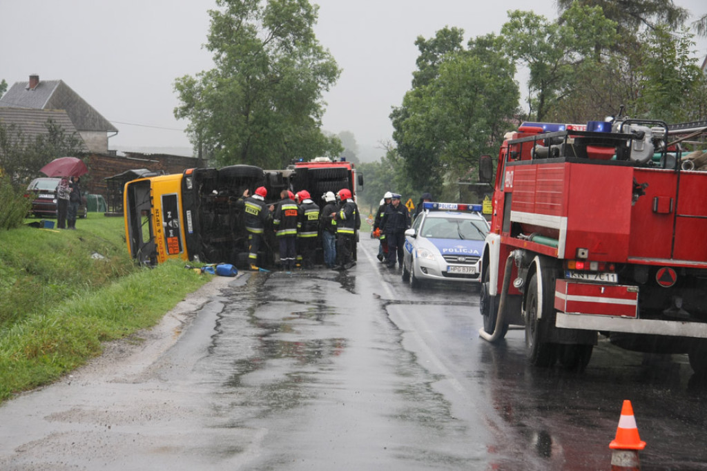 Wypadek cysterny w Piekielniku