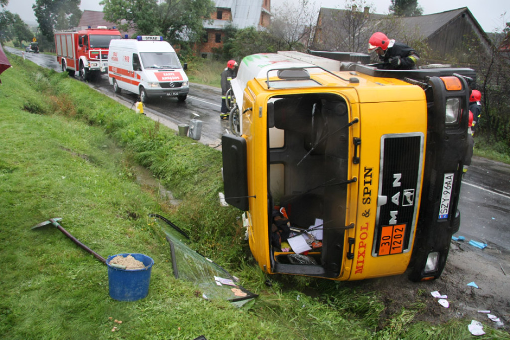 Wypadek cysterny w Piekielniku