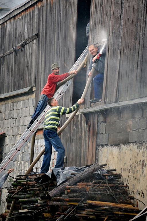 Pożar w Nowej Białej