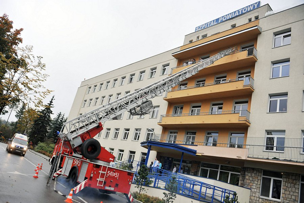 Zakopiański szpital w ogniu. Ewakuowano pacjentów