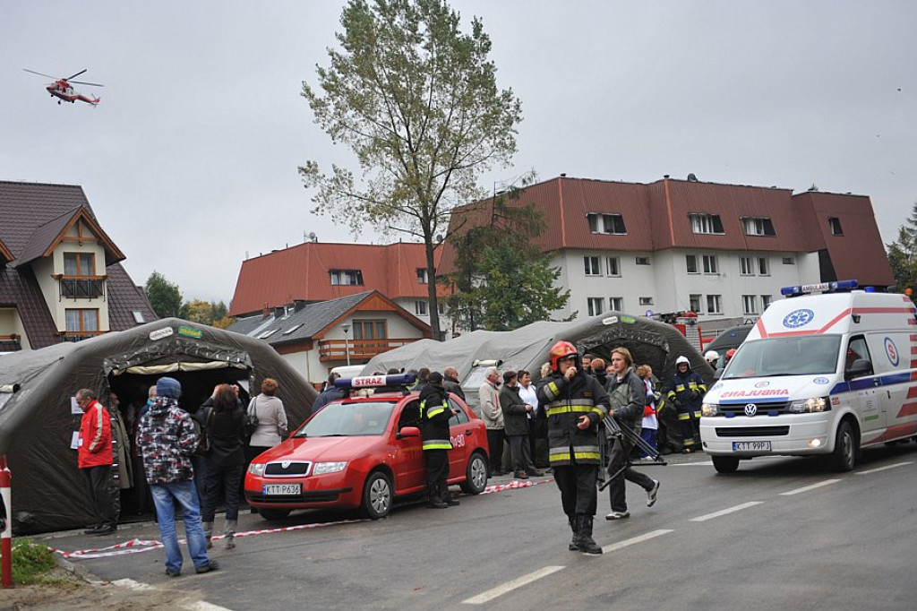 Zakopiański szpital w ogniu. Ewakuowano pacjentów