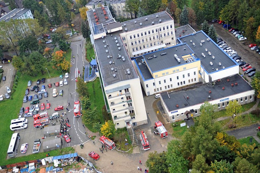 Zakopiański szpital w ogniu. Ewakuowano pacjentów