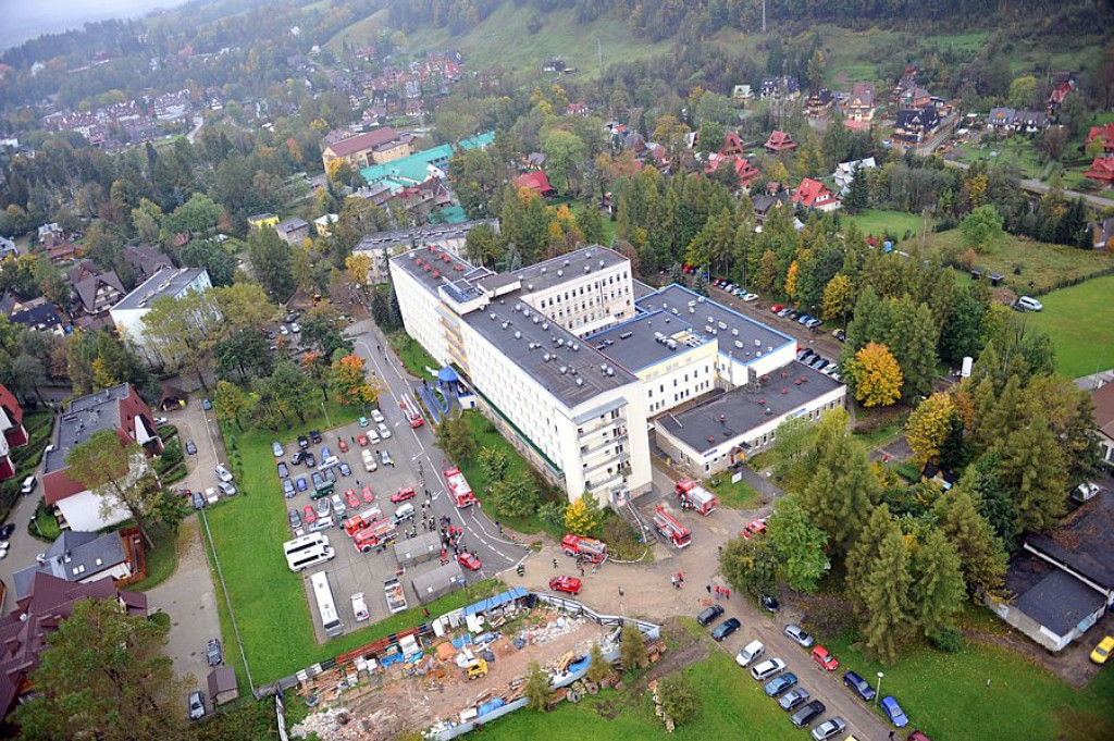 Zakopiański szpital w ogniu. Ewakuowano pacjentów