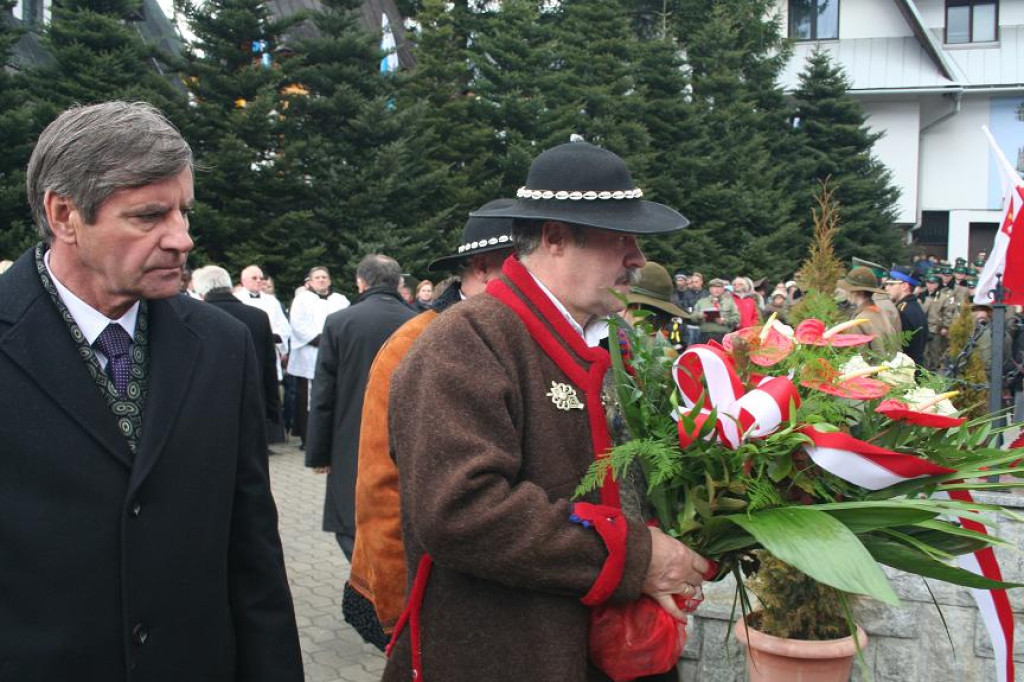 11 Listopada w Zakopanem. Smoleńska ziemia na Krzeptówkach
