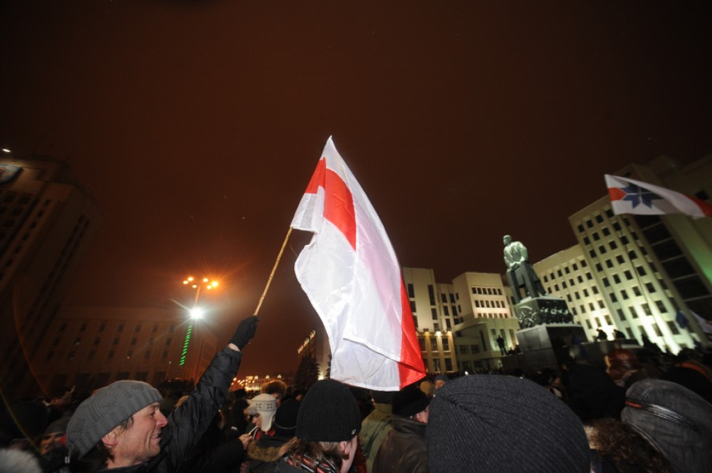Milicja brutalnie spacyfikowała demonstrację