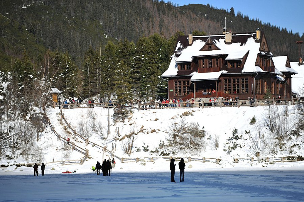 Morskie Oko i Czarny Staw zimą