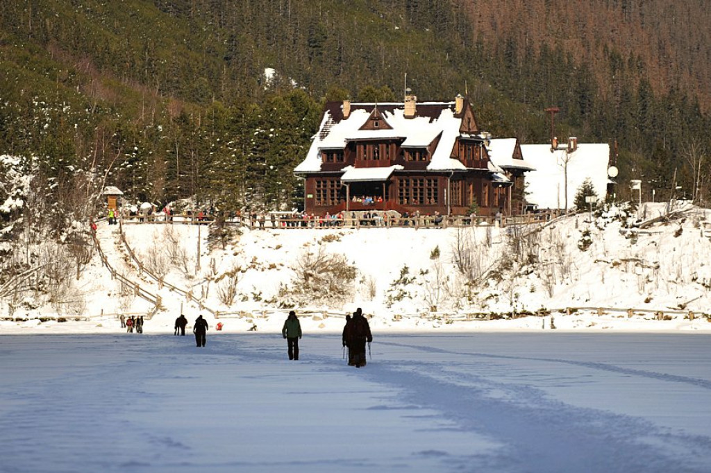 Morskie Oko i Czarny Staw zimą