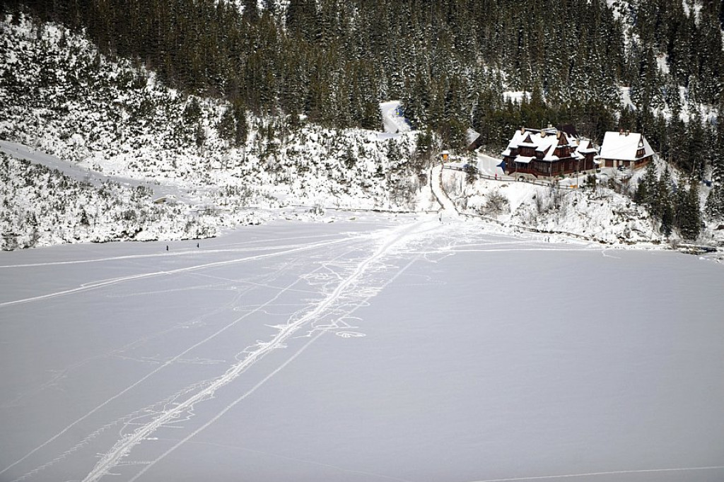 Morskie Oko i Czarny Staw zimą