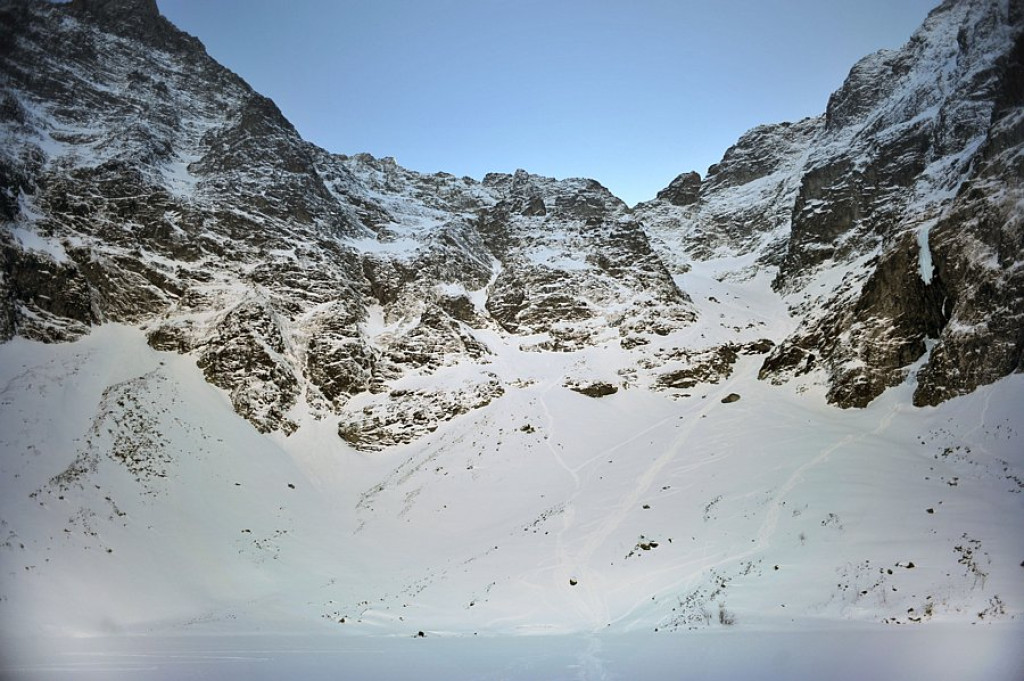 Morskie Oko i Czarny Staw zimą