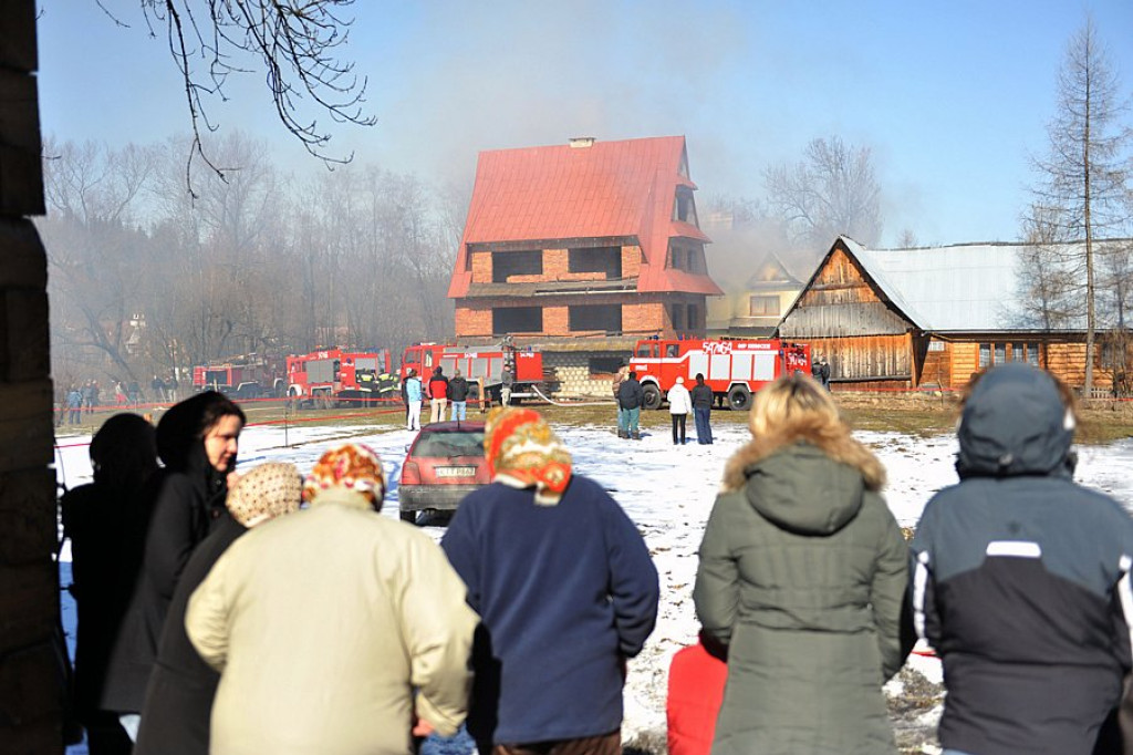 Pożar w Białym Dunajcu