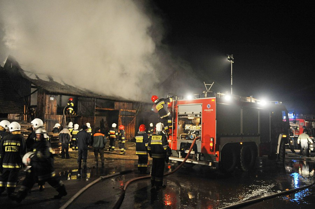Pożar w Waksmundzie