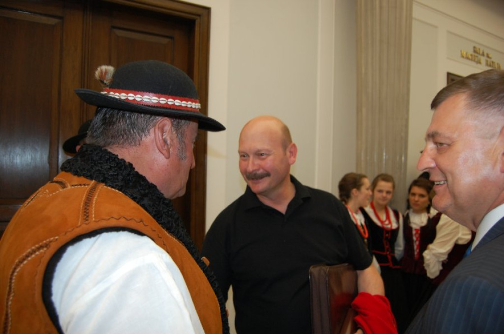 Warszawa: Górale w Sejmie