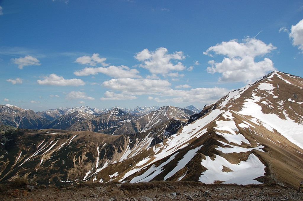 Tatry Zachodnie: Wschód słońca na Grzesiu