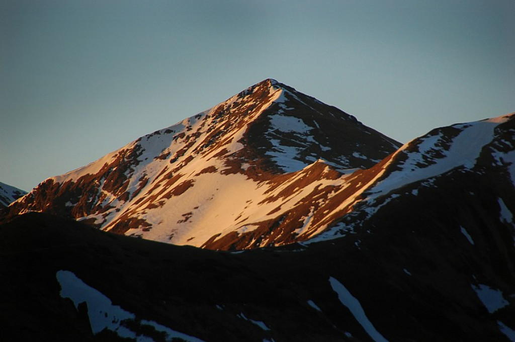 Tatry Zachodnie: Wschód słońca na Grzesiu
