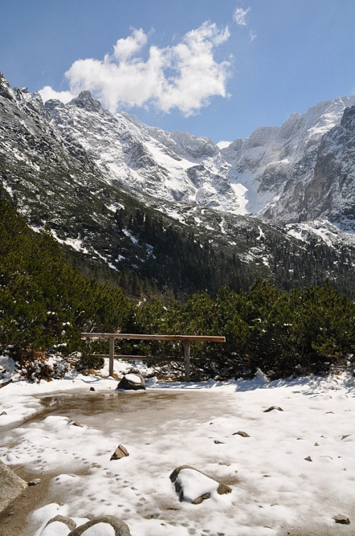 Morskie Oko i Czarny Staw wiosną