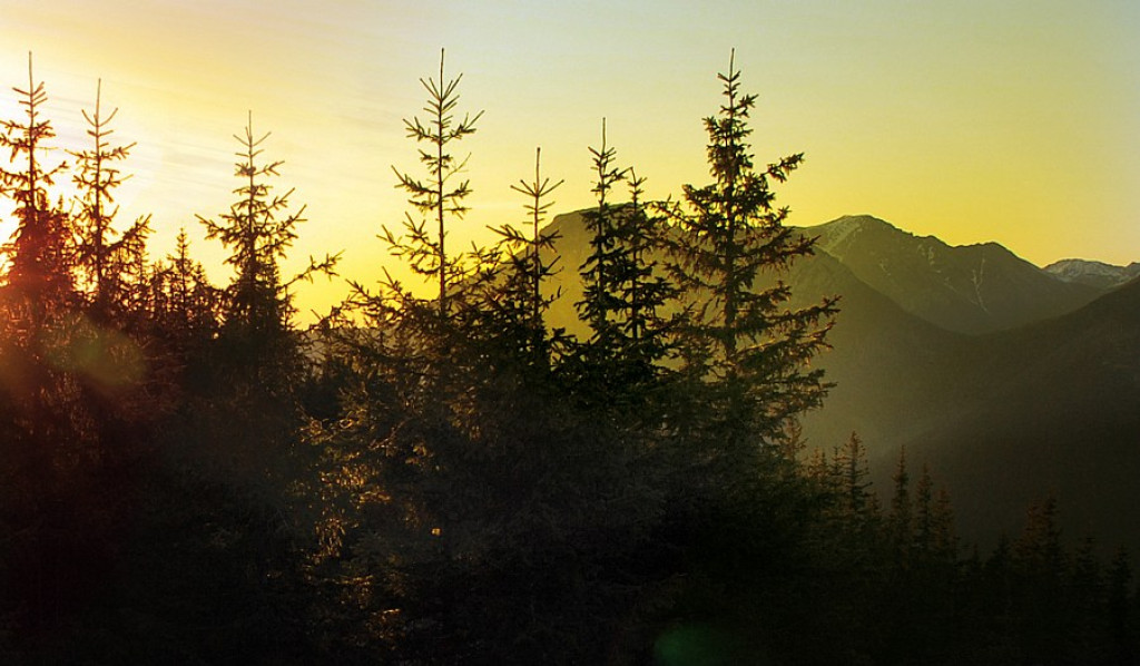 Tatry Zachodnie: Wschód słońca na Grzesiu