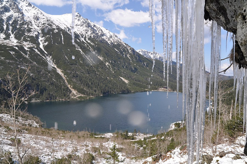 Morskie Oko i Czarny Staw wiosną