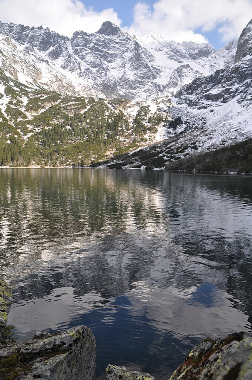 Morskie Oko i Czarny Staw wiosną
