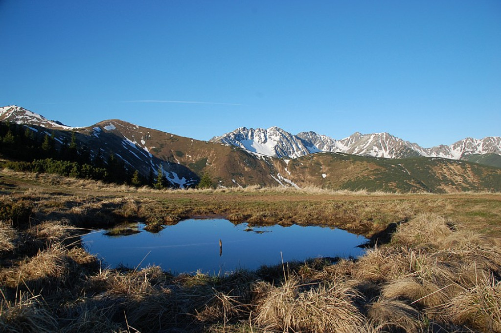 Tatry Zachodnie: Wschód słońca na Grzesiu