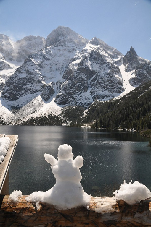 Morskie Oko i Czarny Staw wiosną