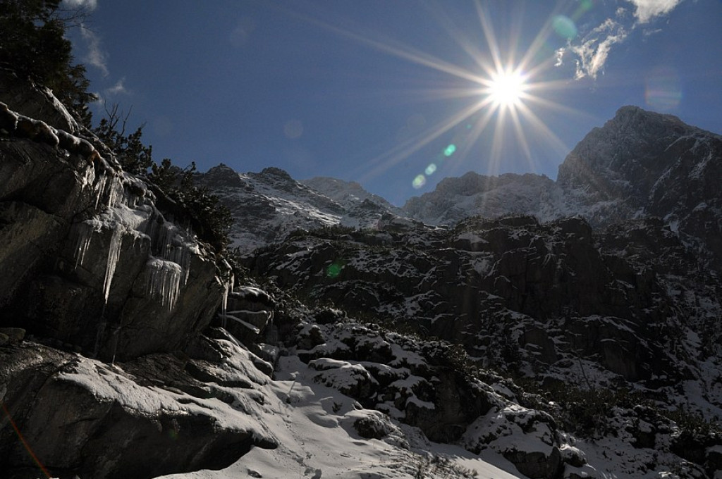 Morskie Oko i Czarny Staw wiosną