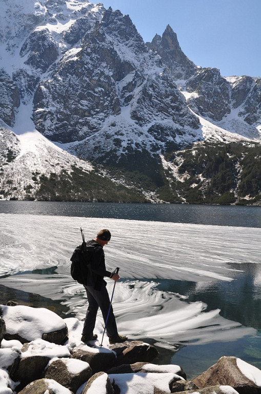Morskie Oko i Czarny Staw wiosną