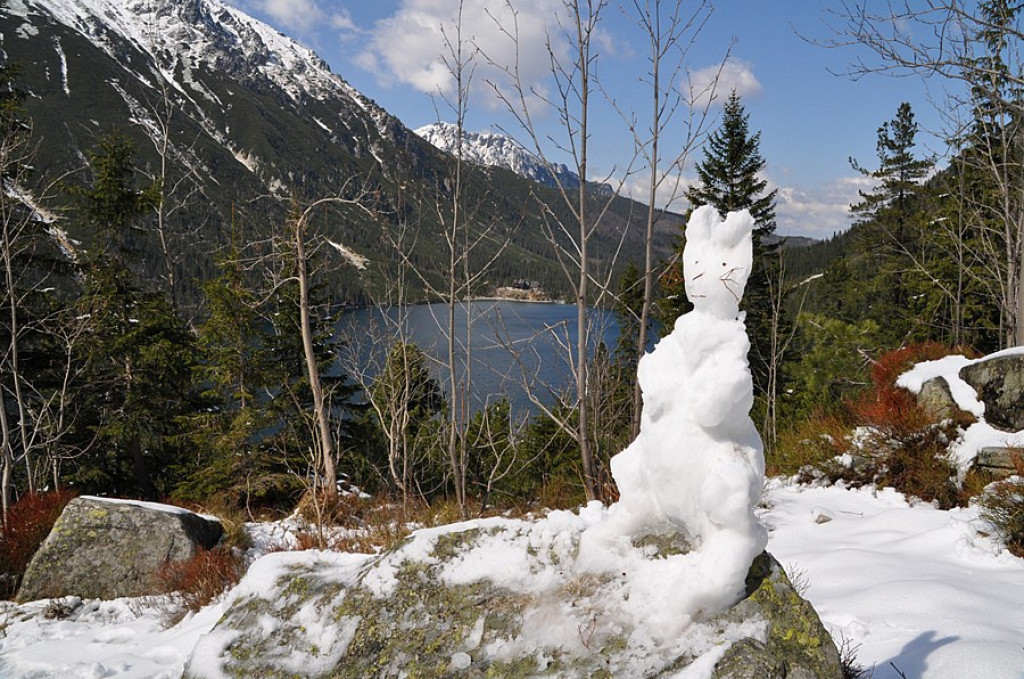 Morskie Oko i Czarny Staw wiosną