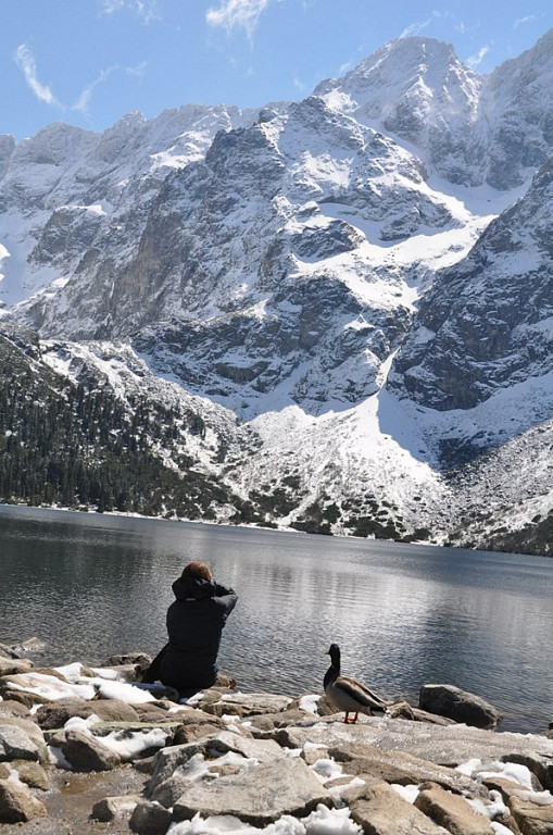 Morskie Oko i Czarny Staw wiosną