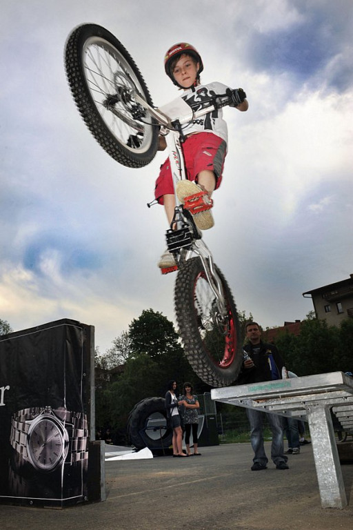 Trial rowerowy w Zawoi