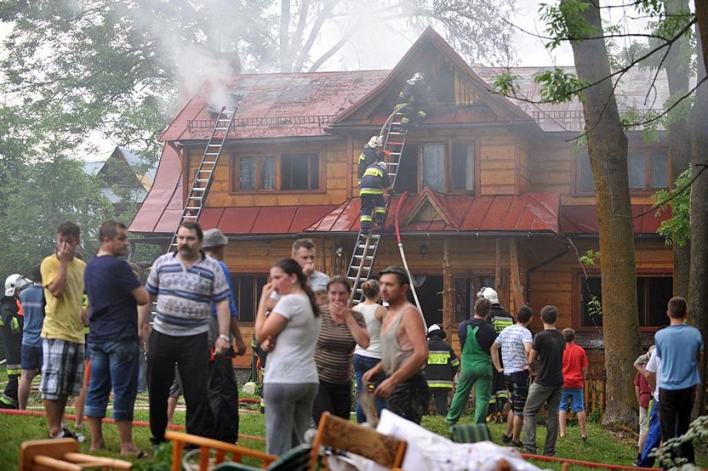 Pożar w Białce Tatrzańskiej